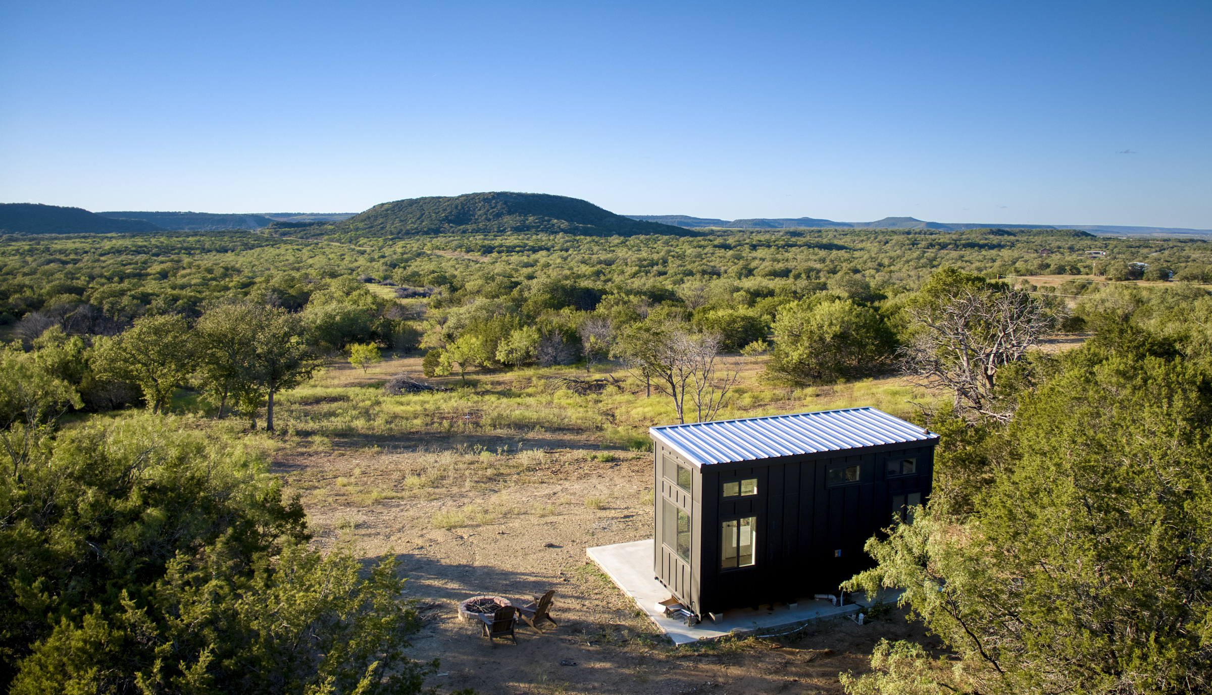 Texas ranch with three luxury tiny homes